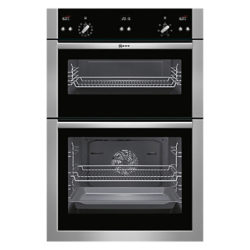 Neff U15E52N5GB Double Built-In Electric Oven, Stainless Steel